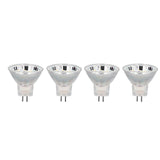 4PCS MR11 12LED Light Bulb 2W 300LM Spot Light Bulb Double Pin Base Landscape Light BulbWarm White 3000K