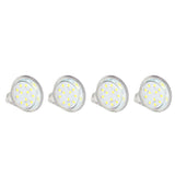 4PCS MR11 12LED Light Bulb 2W 300LM Spot Light Bulb Double Pin Base Landscape Light BulbCold White 6000K
