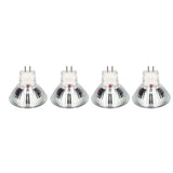 4PCS MR11 12LED Light Bulb 2W 300LM Spot Light Bulb Double Pin Base Landscape Light BulbCold White 6000K