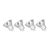 4PCS MR11 12LED Light Bulb 2W 300LM Spot Light Bulb Double Pin Base Landscape Light BulbCold White 6000K