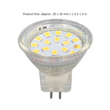 4PCS 18LED MR11 Light Bulb 3W 300LM Double Pin Base Landscape Spot Light Bulb for Living RoomWarm White