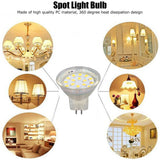 4PCS 18LED MR11 Light Bulb 3W 300LM Double Pin Base Landscape Spot Light Bulb for Living RoomWarm White