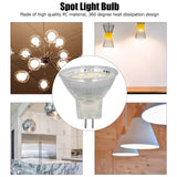 4PCS 18LED MR11 Light Bulb 3W 300LM Double Pin Base Landscape Spot Light Bulb for Living RoomCold White