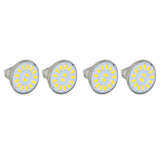 4PCS 15LED MR11 Light Bulb 5W 500LM Double Pin Base Landscape Spot Light Bulb for Living RoomWarm White