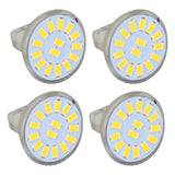 4PCS 15LED MR11 Light Bulb 5W 500LM Double Pin Base Landscape Spot Light Bulb for Living RoomWarm White