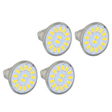 4PCS 15LED MR11 Light Bulb 5W 500LM Double Pin Base Landscape Spot Light Bulb for Living RoomWarm White