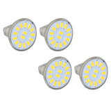 4PCS 15LED MR11 Light Bulb 5W 500LM Double Pin Base Landscape Spot Light Bulb for Living RoomWarm White