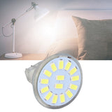 4PCS 15LED MR11 Light Bulb 5W 500LM Double Pin Base Landscape Spot Light Bulb for Living RoomCold White