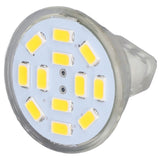 4PCS MR11 12LED Light Bulb 4W 400LM Double Pin Base Landscape Spot Light Bulb for Bedroom DC12VWarm White In Australia - Darrahopens