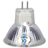 4PCS MR11 12LED Light Bulb 4W 400LM Double Pin Base Landscape Spot Light Bulb for Bedroom DC12VWarm White