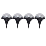 4 Pack Solar Garden Lights 8 LED Outdoor Ground Lights for Sidewalk Yard Lawn Patio Pathway Walkway BackyardWhite Light In Australia - Darrahopens