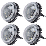 4 Pack Solar Garden Lights 8 LED Outdoor Ground Lights for Sidewalk Yard Lawn Patio Pathway Walkway BackyardWhite Light In Australia - Darrahopens