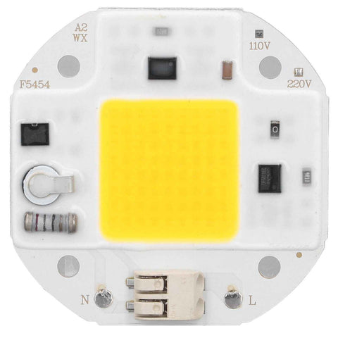 COB Lamp Bead High Power LED Chip High Brightness Drive Free for DIY Lamp Floodlight Indoor Lighting 220V50W Warm White 2800K‑3500K In Australia - Darrahopens