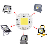 COB Lamp Bead High Power LED Chip High Brightness Drive Free for DIY Lamp Floodlight Indoor Lighting 220V50W Cold White 5800K-6500K