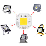 COB Lamp Bead High Power LED Chip High Brightness Drive Free for DIY Lamp Floodlight Indoor Lighting 220V70W Warm White 2800K‑3500K