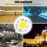COB Lamp Bead High Power LED Chip High Brightness Drive Free for DIY Lamp Floodlight Indoor Lighting 220V70W Warm White 2800K‑3500K