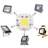 COB Lamp Bead High Power LED Chip High Brightness Drive Free for DIY Lamp Floodlight Indoor Lighting 220V70W Cold White 5800K-6500K