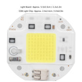 COB Lamp Bead High Power LED Chip High Brightness Drive Free for DIY Lamp Floodlight Indoor Lighting 220V70W Cold White 5800K-6500K