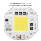 COB Lamp Bead High Power LED Chip High Brightness Drive Free for DIY Lamp Floodlight Indoor Lighting 220V100W Cold White 5800K-6500K