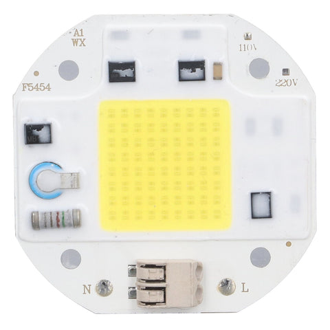 COB Lamp Bead High Power LED Chip High Brightness COB Light Emitter Drive Free for DIY Lighting 110V70W Cold White 5800K-6500K