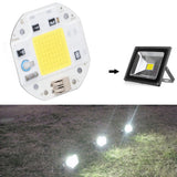 COB Lamp Bead High Power LED Chip High Brightness COB Light Emitter Drive Free for DIY Lighting 110V70W Cold White 5800K-6500K