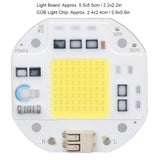 COB Lamp Bead High Power LED Chip High Brightness COB Light Emitter Drive Free for DIY Lighting 110V100W Cold White 5800K-6500K