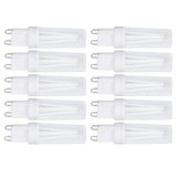 10pcs G9 Small Bulbs Blue Light Energy Saving Replacement LED Bulbs for Chandelier Table Lamp 500lm 3W 220V