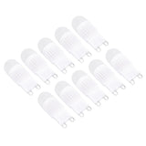 10pcs G9 Bulb Dimmable 2W 500lm G9 LED Bulb 30W Halogen Equivalent for Chandelier Ceiling Light Wall Lamp 220VWhite Light