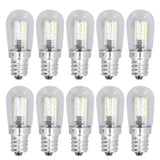 10PCS LED E12 Light Bulb Glass Small Ceiling Lamp Bulb 500LM Wall Lamp Bulb for Bedroom Office 220V In Australia - Darrahopens