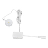LED Under Cabinet Puck Lights Dimmable Ultra Thin Round Cabinet Light for Exhibition Halls Cabinets1 for 6