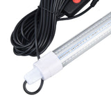 Submersible Fishing Light 16W AC12‑36V 1300lm LED Night Fishing Lure Bait Finder for Fish Tank AquariumWarm Light