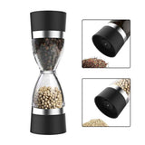 Stainless Steel Salt and Pepper Grinder Set 2 In 1 Seasoning Tank with Adjustable Grind Size In Australia - Darrahopens