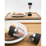 Stainless Steel Salt and Pepper Grinder Set 2 In 1 Seasoning Tank with Adjustable Grind Size In Australia - Darrahopens