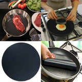 2 Pack 24cm Round Non Stick High Temperature Pan Frying Pan Liner Sheet Cooking Wok Sheet Pad for Kitchen BBQ Baking In Australia - Darrahopens