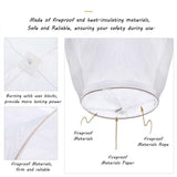 Chinese Lanterns Lanterns Biodegradable Fire Resistant Paper Lantern Chinese Wish Lanterns