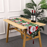 Christmas Table Runner Tablecloths Party Christmas Theme Table Cover New Year Party Xmas Desktop Decoration New Year Gift