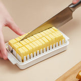 Butter Dish with Lid for Countertop Plastic Butter Keeper and Cutting Slot for Dividing and Storing Butter Container In Australia - Darrahopens