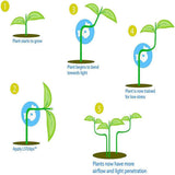 60PCS Plant Bender 360 Degree Adjustable Plant Branch Benders Plant Trainer Clips for Fruit Trees and Flowers Gardening Supplies In Australia - Darrahopens