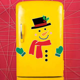 Christmas Snowman Fridge Magnets Waterproof Xmas Magnet Stickers Holiday Christmas Decorations for Garage Doors and Car Decor In Australia - Darrahopens