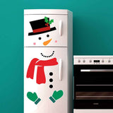 Christmas Snowman Fridge Magnets Waterproof Xmas Magnet Stickers Holiday Christmas Decorations for Garage Doors and Car Decor In Australia - Darrahopens