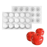 Christmas Eve 15 Cavity Apple Design Silicone Cake Molds Chocolate Mousse Pastry Bakeware Moulds Kitchen Dessert Baking Tools In Australia - Darrahopens