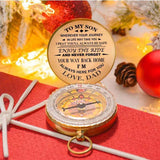 Luminous Compass Dad To Son Enjoy The Ride Gift for Camping Outdoor Activities Navigation Tool In Australia - Darrahopens