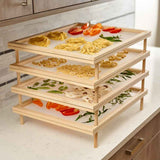 Pasta Drying Rack Herb Drying Rack Stackable Food Dryer for Household Kitchen Food and Vegetable Dehydration In Australia - Darrahopens