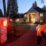Solar Sound and Light Alarm Motion Sensor 110DB Sound Alert LED Flash Warning Strobe Security Alarm System for House Farm Villa In Australia - Darrahopens