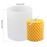 Bubble Candle Mould Silicone Mold Round Shape Candle Moulds 3D Bubble Silicone Candle Mould Column Plaster Candle Mould In Australia - Darrahopens