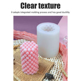 Bubble Candle Mould Silicone Mold Round Shape Candle Moulds 3D Bubble Silicone Candle Mould Column Plaster Candle Mould In Australia - Darrahopens