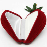 Ring Storage Case Cute Strawberry Shape Ring Protector Jewelry Box for Engagement and Wedding In Australia - Darrahopens