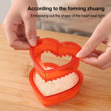 Heart Shape Sandwich Cutter Sealer Bread Decruster Pancake Maker DIY Cutters Bento Box Sandwich Decruster Press Mold for Kids