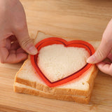 Triangle Sandwich Cutter Sealer Bread Decruster Pancake Maker DIY Cutters Bento Box Sandwich Decruster Press Mold for Kids
