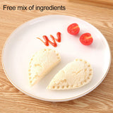Triangle Sandwich Cutter Sealer Bread Decruster Pancake Maker DIY Cutters Bento Box Sandwich Decruster Press Mold for Kids